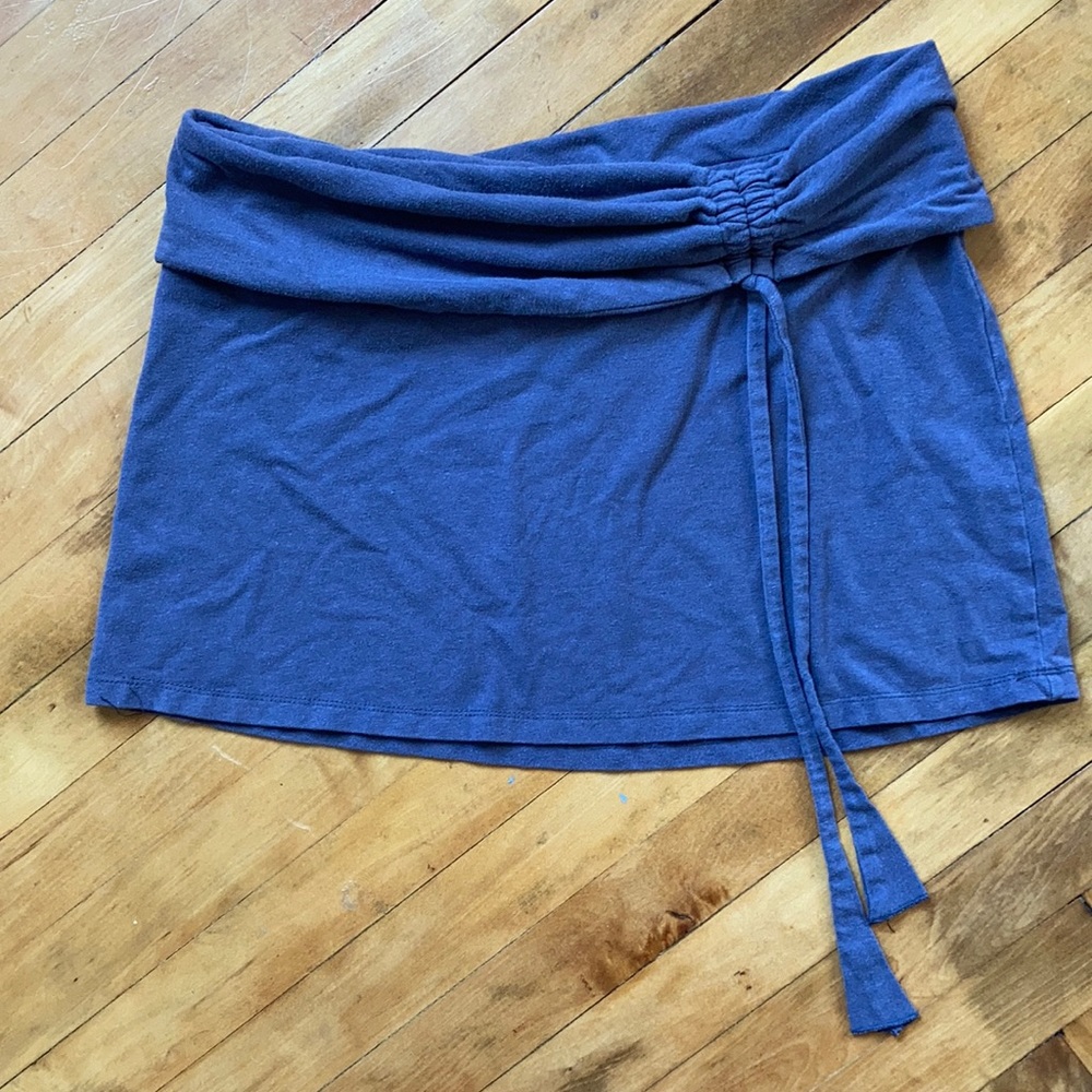 MeSheeky Fold Over Mini Skirt